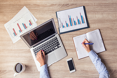 attractive business lady in office